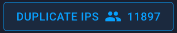 Duplicate IPs tab — IPs with counts and emails